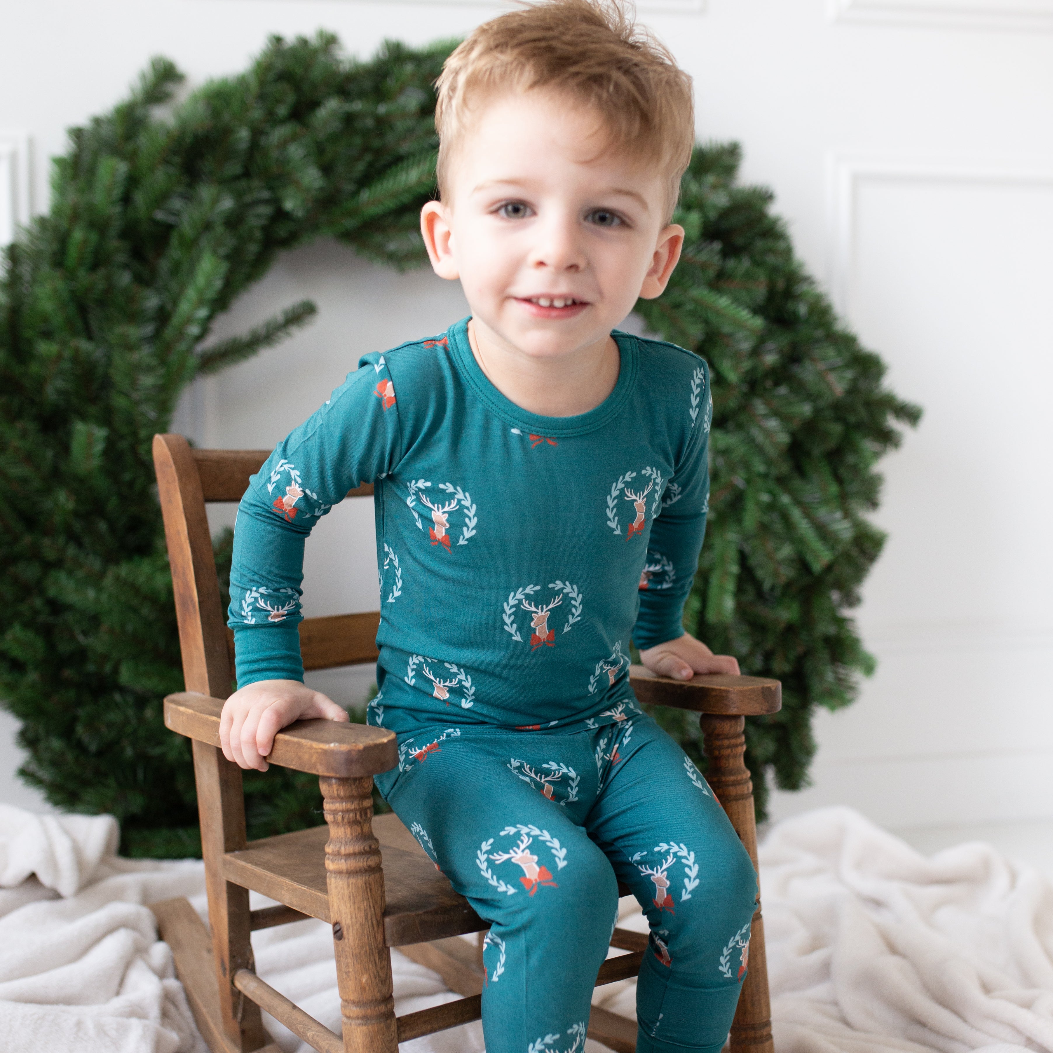 Reindeer Long Sleeve Lounge Set